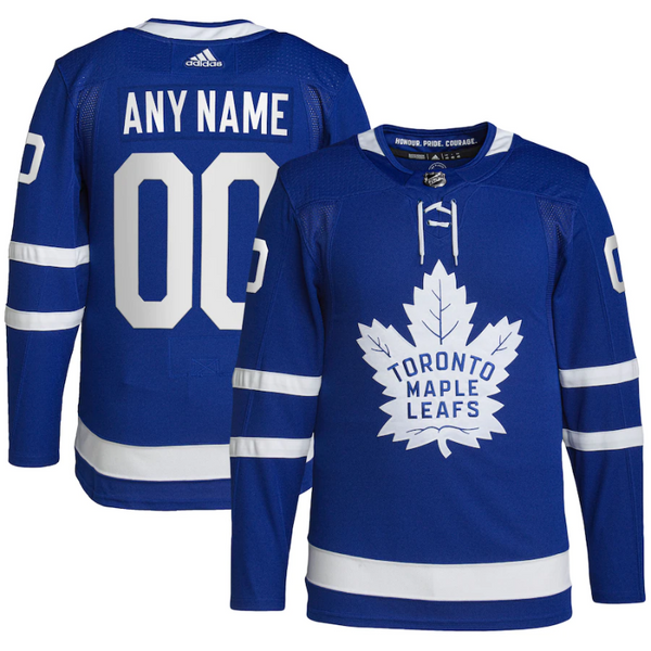 Toronto Maple Leafs Team 2022 Home Custom Jersey Pro Official- Royal - Jersey Teams World