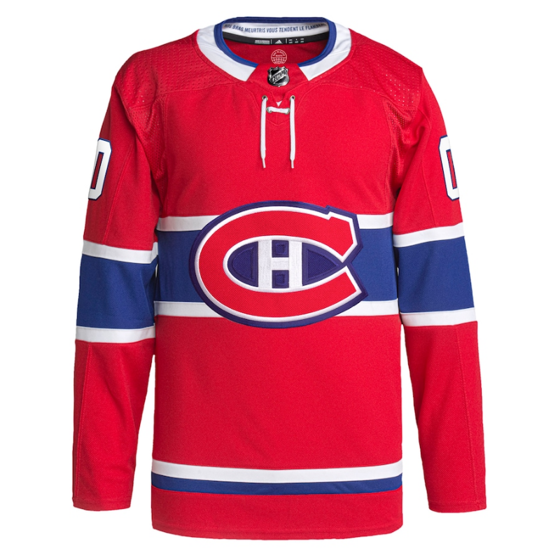 Montreal Canadiens Team Home Custom Jersey Pro Official- Red - Jersey Teams World