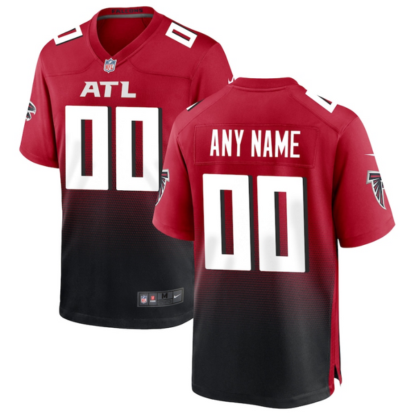 Atlanta Falcons Team Custom jersey Unisex Pro Official - Red - Jersey Teams World