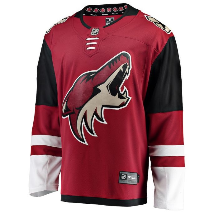 Arizona Coyotes Unisex Home Breakaway Personalized Jersey - Red - Jersey Teams World