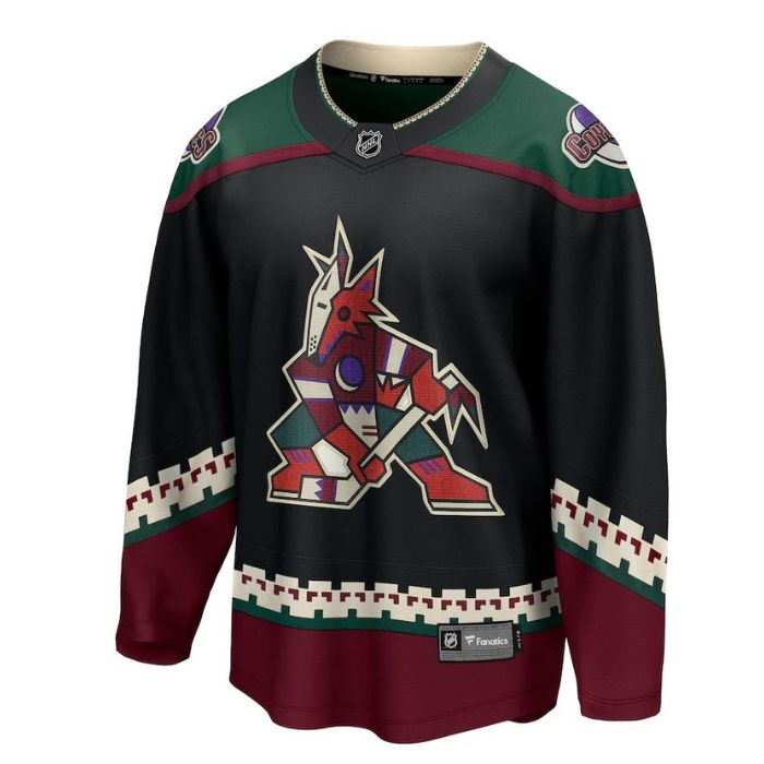 Arizona Coyotes ed 2021/22 Home Breakaway Jersey - Black - Jersey Teams World