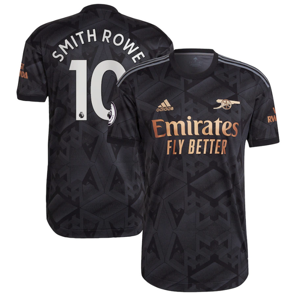Emile Smith Rowe Arsenal Shirt   2022/23 Away Player Unisex Jersey - Black - Jersey Teams World