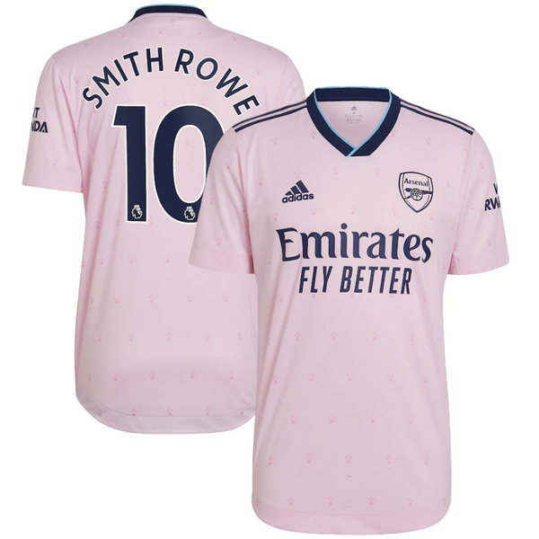 Arsenal Third Shirt   2022-23 with Smith Rowe 10 printing Player Unisex Jersey - All Genders - Jersey Teams World