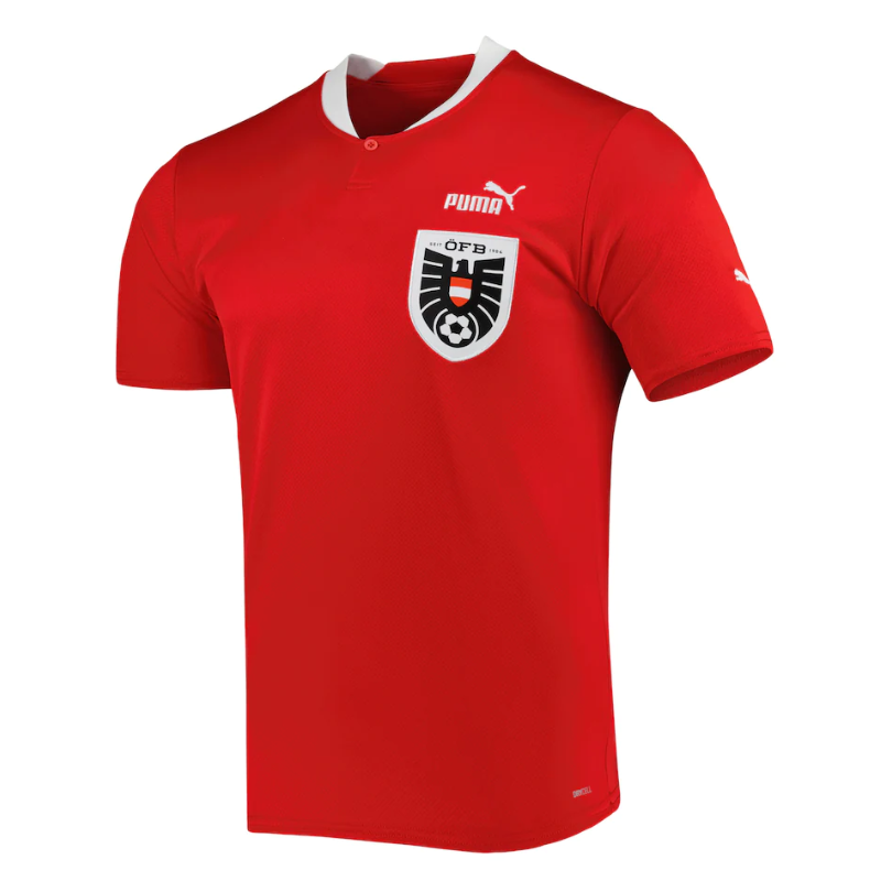 Austria National Team Shirt 2022/23 Home Custom Jersey - Red - Jersey Teams World