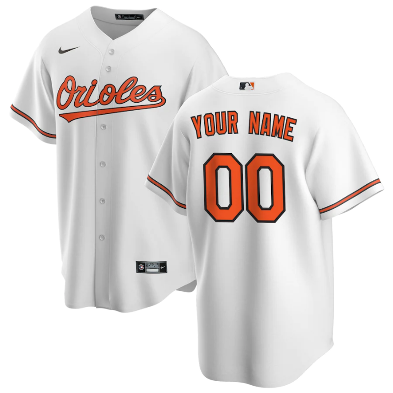 Baltimore Orioles Team Home Custom Jersey Unisex Pro Official - Jersey Teams World