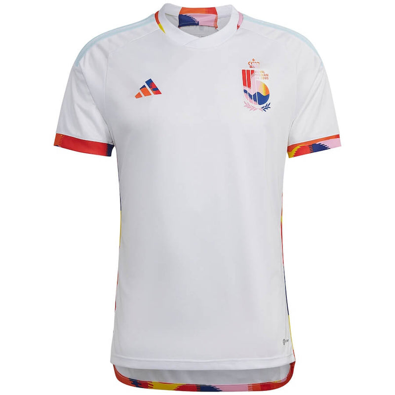 Belgium National Team Away Shirt 2022  customized Jersey Unisex - White - Jersey Teams World