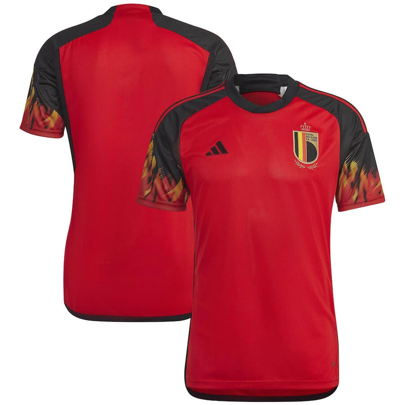 Belgium National Team Home Shirt 2022  customized Jersey Unisex - Red - Jersey Teams World