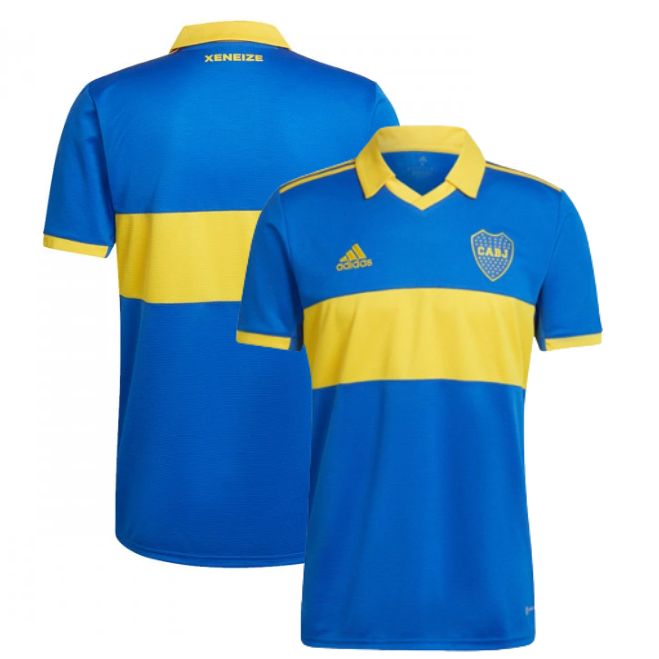 Boca Juniors Home Unisex Shirt 2022 Custom Jersey - Blue - Jersey Teams World