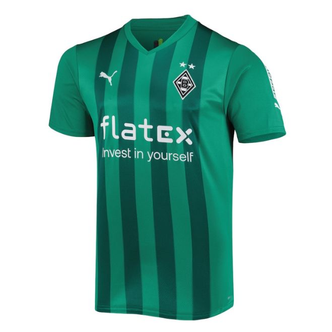 Borussia Monchengladbach Unisex Shirt 2022/23 Away Customized Jersey - Green - Jersey Teams World
