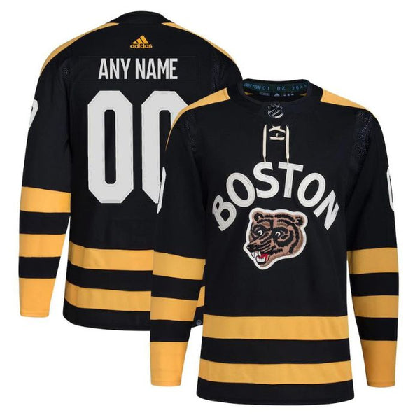 Boston Bruins Unisex 2023 Winter Classic Personalized Jersey - Black - Jersey Teams World