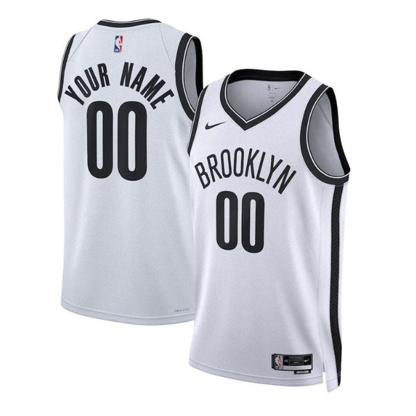 Brooklyn Nets Unisex Shirt 2023 Custom Jersey White - Association Edition - Jersey Teams World