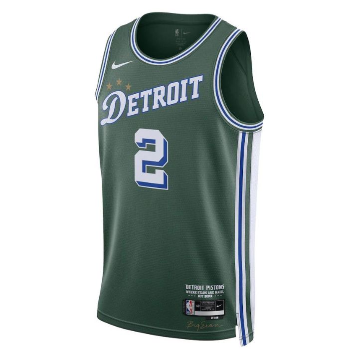 Cade Cunningham Detroit Pistons Unisex 2023 Swingman Jersey - City Edition - Green - Jersey Teams World