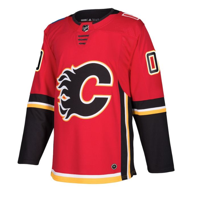 Calgary Flames Team Unisex Personalized Jersey - Red - Jersey Teams World