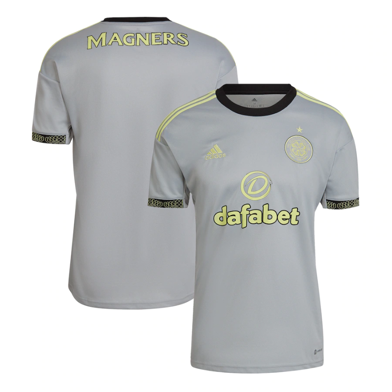 Celtic  2022/23 Third Custom Jersey - Gray - Jersey Teams World