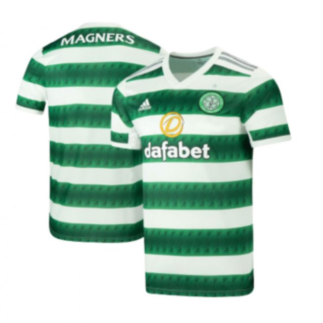 Celtic Unisex Shirt 2022/23 Home Custom Jersey - White/Green - Jersey Teams World