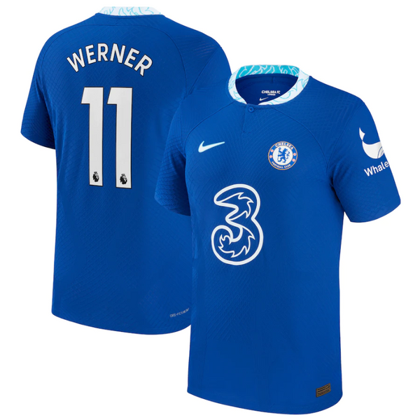 Chelsea Home Vapor Match Shirt   2022-23 with Werner 11 printing - Jersey Teams World