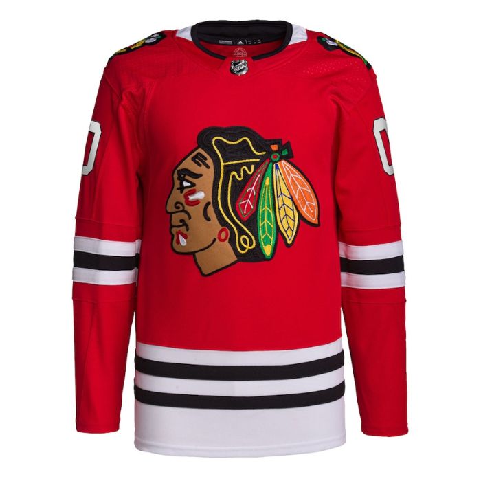 Chicago Blackhawks Unisex Home Primegreen Pro Personalized Jersey - Red - Jersey Teams World