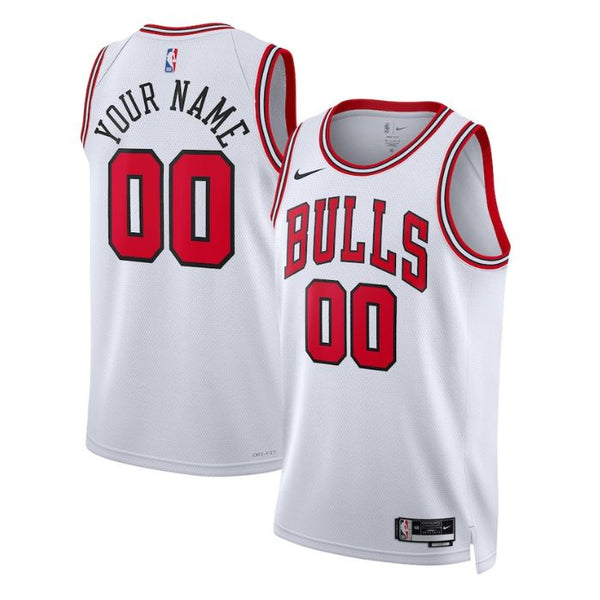 Chicago Bulls Unisex Shirt 2023 Swingman Customized Jersey White - Association Edition - Jersey Teams World