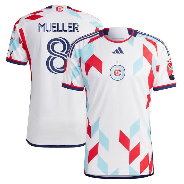 Chicago Fire Chris Mueller  White Unisex Shirt 2023/24 A Kit For All Player Jersey - Jersey Teams World