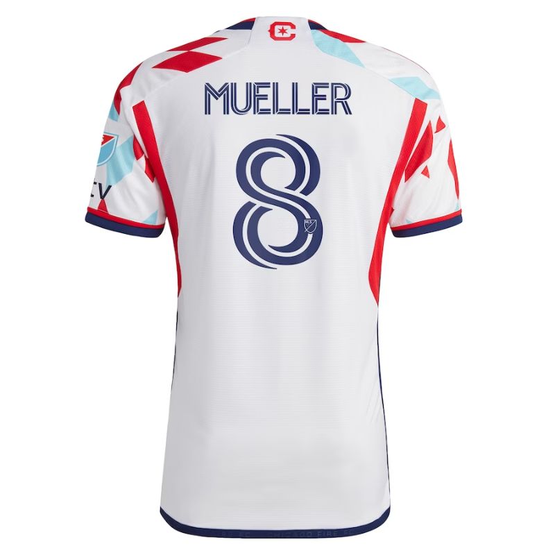 Chicago Fire Chris Mueller  White Unisex Shirt 2023/24 A Kit For All Player Jersey - Jersey Teams World