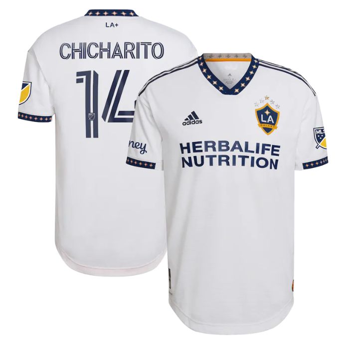 Chicharito LA Galaxy  2022 City of Dreams Kit Player Jersey - White - Jersey Teams World