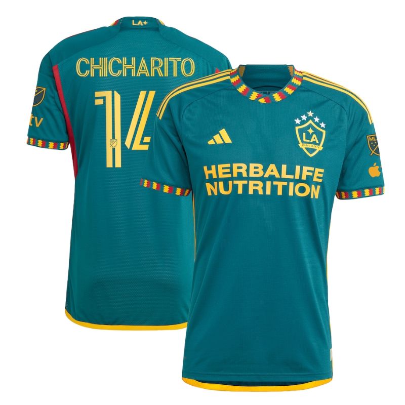 Chicharito LA Galaxy   Unisex Shirt 2023 Player Jersey - Green - Jersey Teams World