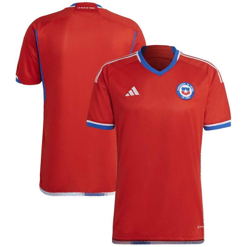 Chile National Team Home Shirt 2022 customized Jersey Unisex - Red - Jersey Teams World