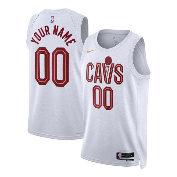 Cleveland Cavaliers Unisex 2023 Swingman Custom Jersey White - Association Edition - Jersey Teams World