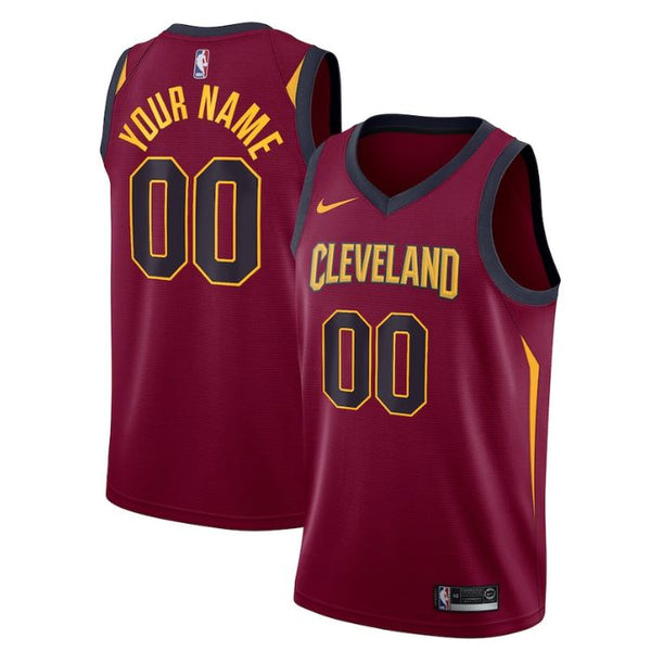 Cleveland Cavaliers Unisex Swingman Custom Jersey Maroon - Icon Edition - Jersey Teams World