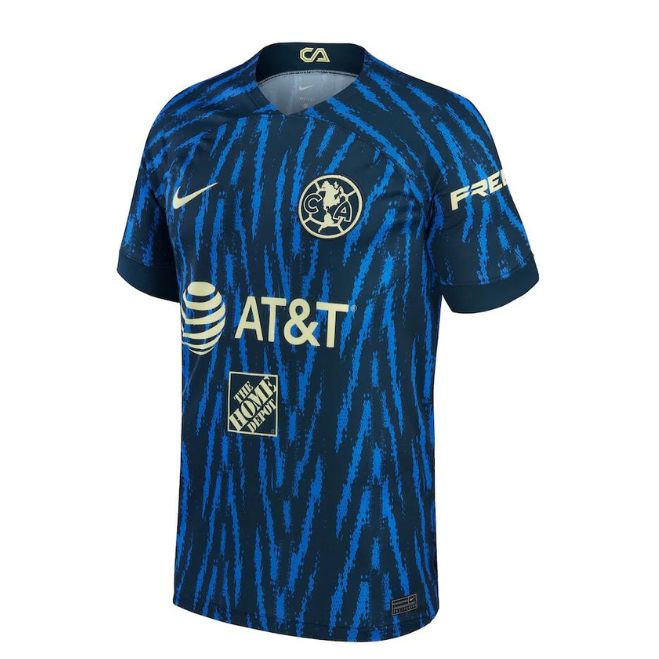 Club America Unisex Shirt 2022/23 Away Jersey - Blue - Jersey Teams World