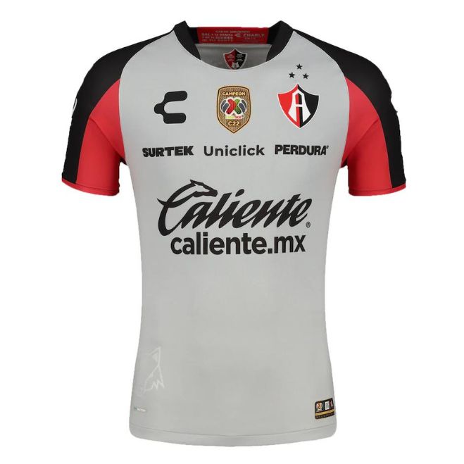 Club Atlas Unisex Shirt 2022/23 Away Jersey - Gray/Black - Jersey Teams World