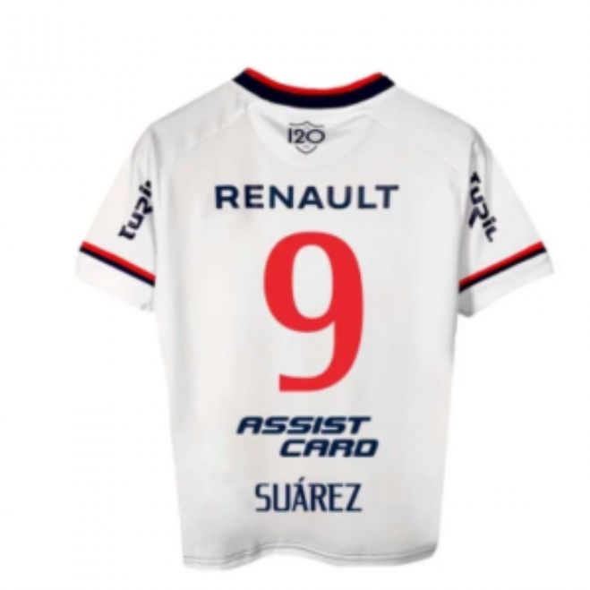 Club Nacional de Football Official Shirt 2022/23 Luis Suárez - White - Jersey Teams World