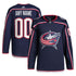 Columbus Blue Jackets  Home Primegreen Pro Personalized Unisex Jersey - Navy - Jersey Teams World
