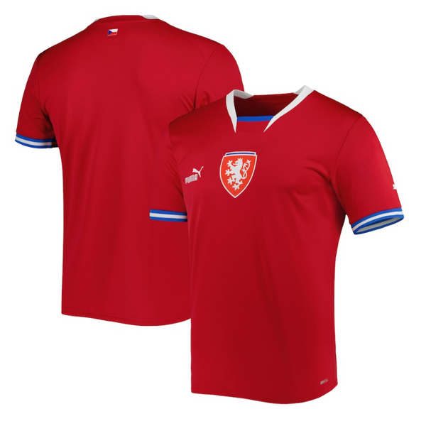 Czech Republic National Team 2022/23 Home Custom Jersey - Red - Jersey Teams World