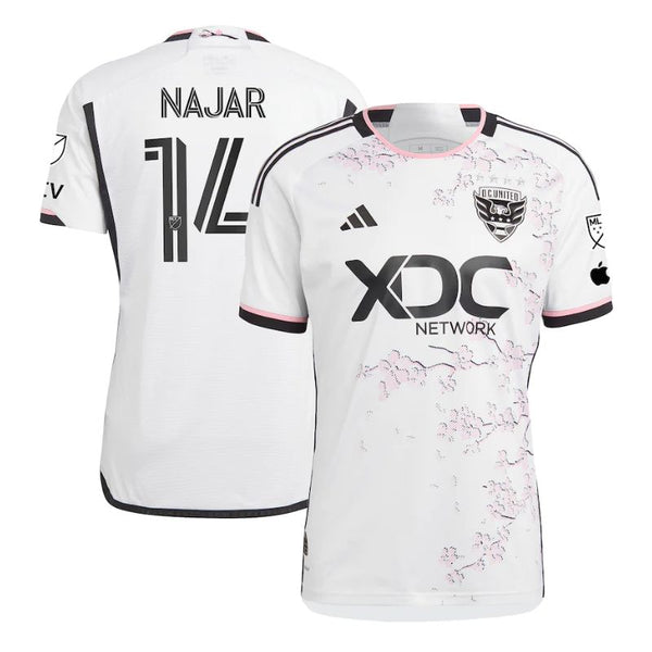 D.C. United Andy Najar White Unisex Shirt 2023/24 Player Jersey - Jersey Teams World
