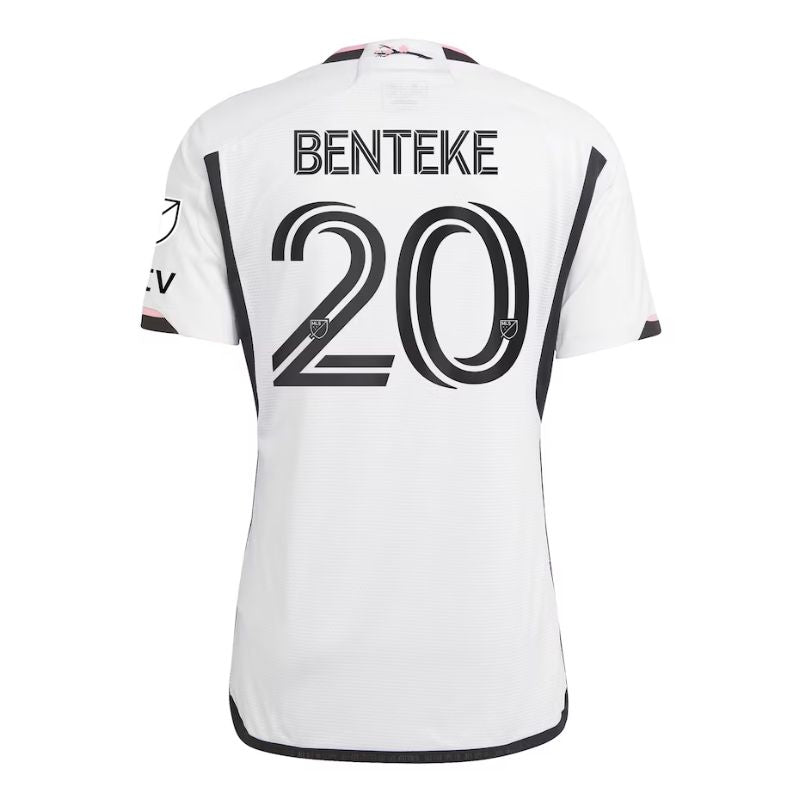 D.C. United Christian Benteke  White Unisex Shirt 2023/24 Player Jersey - Jersey Teams World