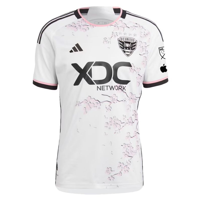 D.C. United White Unisex Shirt 2023/24 The Cherry Blossom Kit Custom Jersey - Jersey Teams World
