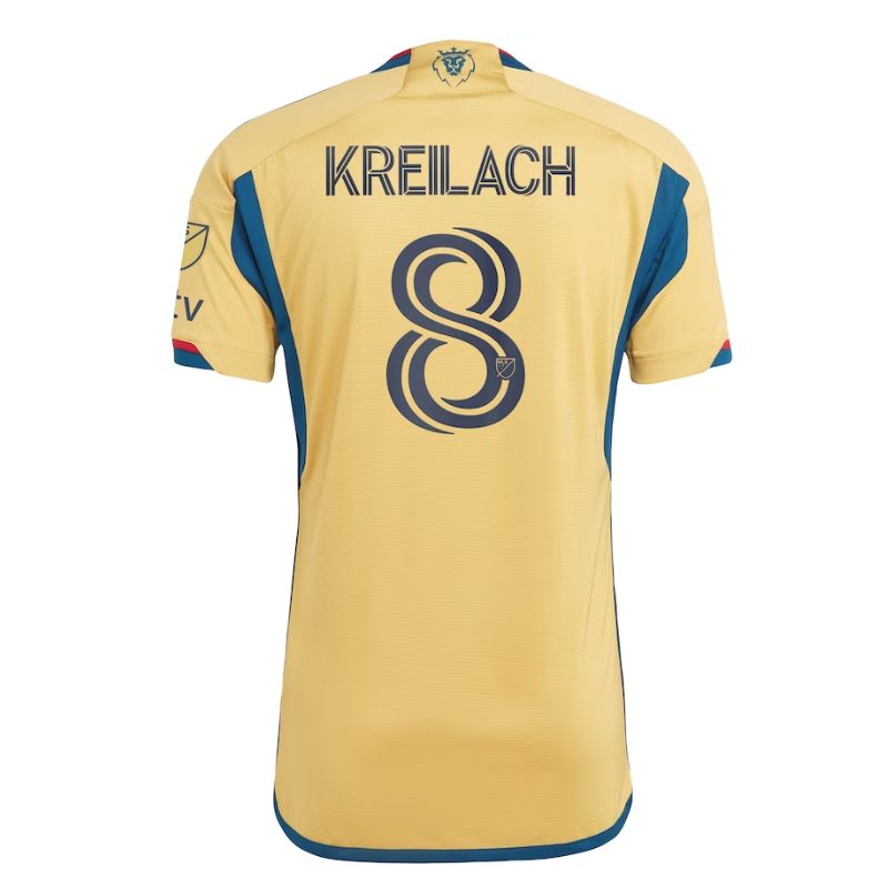 Damir Kreilach Real Salt Lake  Unisex Shirt 2023/24 Player Jersey - Gold - Jersey Teams World