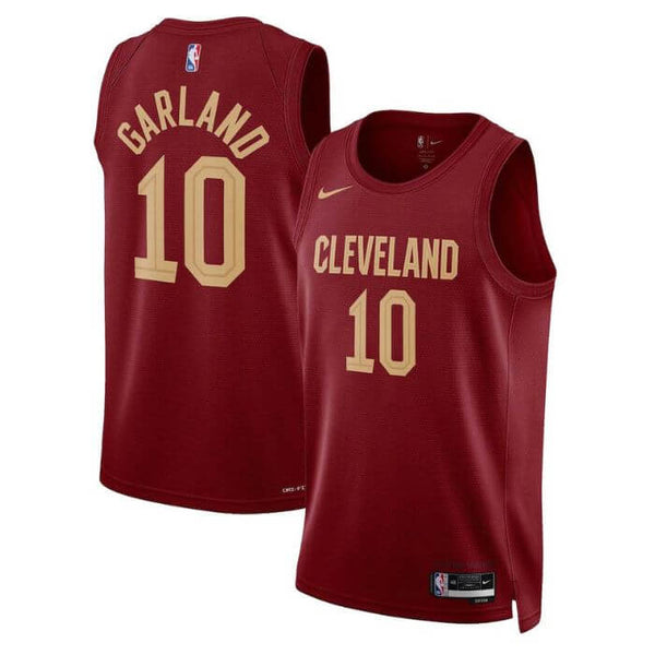 Darius Garland 10 Cleveland Cavaliers  2022/23  Jersey Wine - Icon Edition - Jersey Teams World