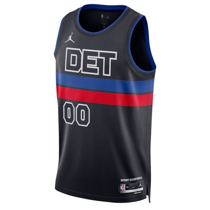 Detroit Pistons Unisex 2023 Swingman Custom Jersey - Statement Edition - Blue - Jersey Teams World