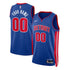 Detroit Pistons Unisex 2023 Swingman Custom Pro Jersey Blue - Icon Edition - Jersey Teams World