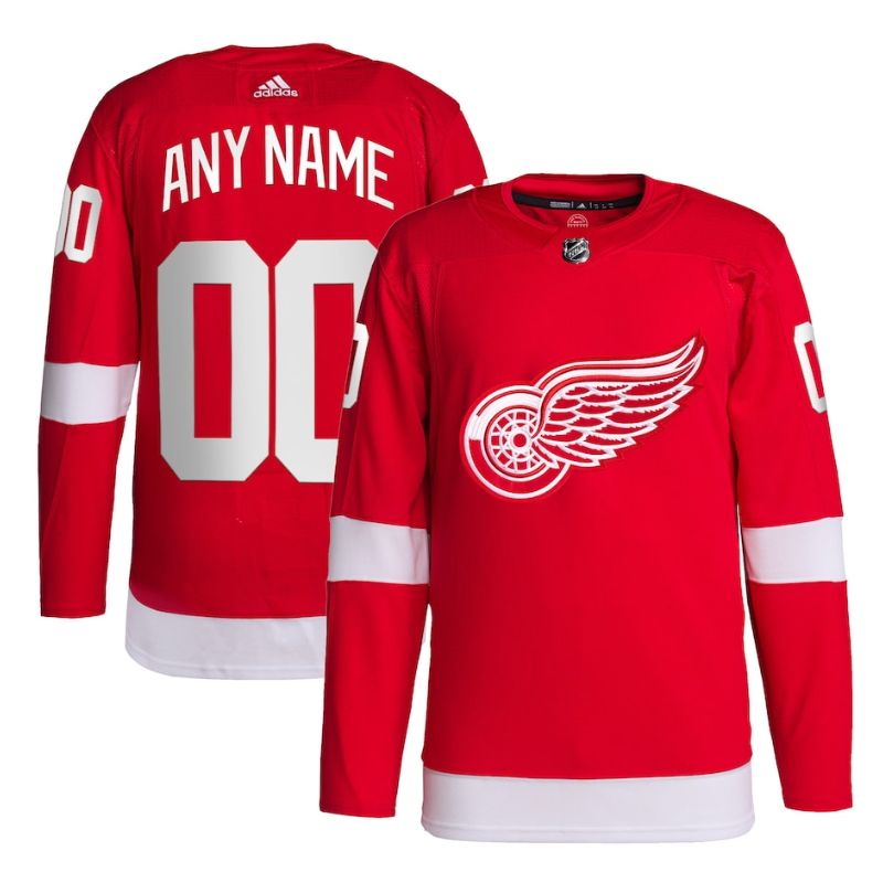 Detroit Red Wings Team 2023 Custom Jersey Pro Official - Jersey Teams World