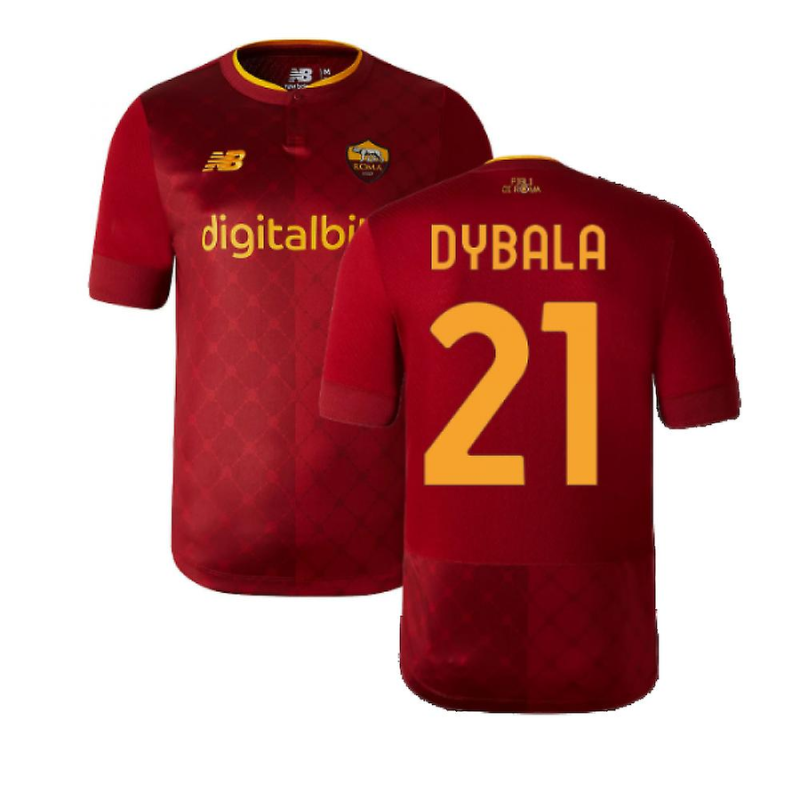 Dybala 21 AS Roma Home Shirt 2022-23 Jersey - Jersey Teams World