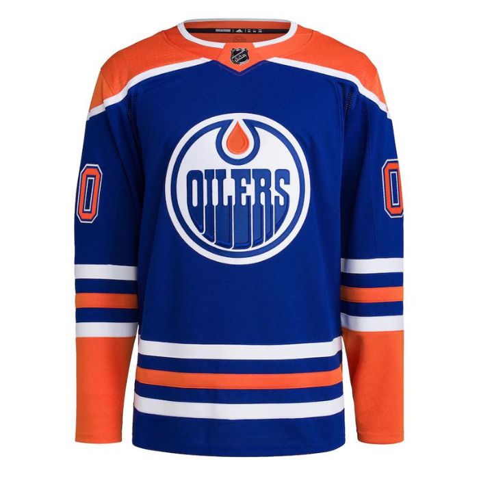 Edmonton Oilers Home Primegreen Pro Personalized Jersey - Royal - Jersey Teams World