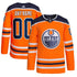 Edmonton Oilers Home Unisex Pro Personalized Jersey - Orange - Jersey Teams World