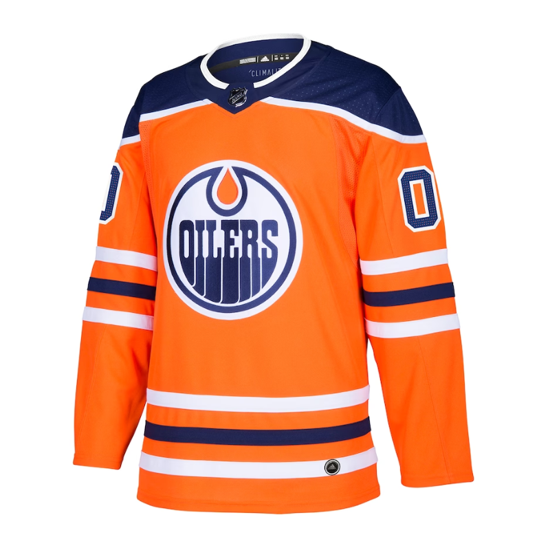 Edmonton Oilers Team Custom Unisex Jersey Pro Official Orange - Jersey Teams World