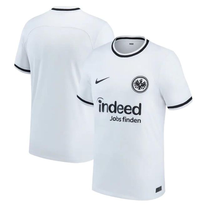 Eintracht Frankfurt Unisex Jersey 2022/23 Home Customized Jersey - White - Jersey Teams World