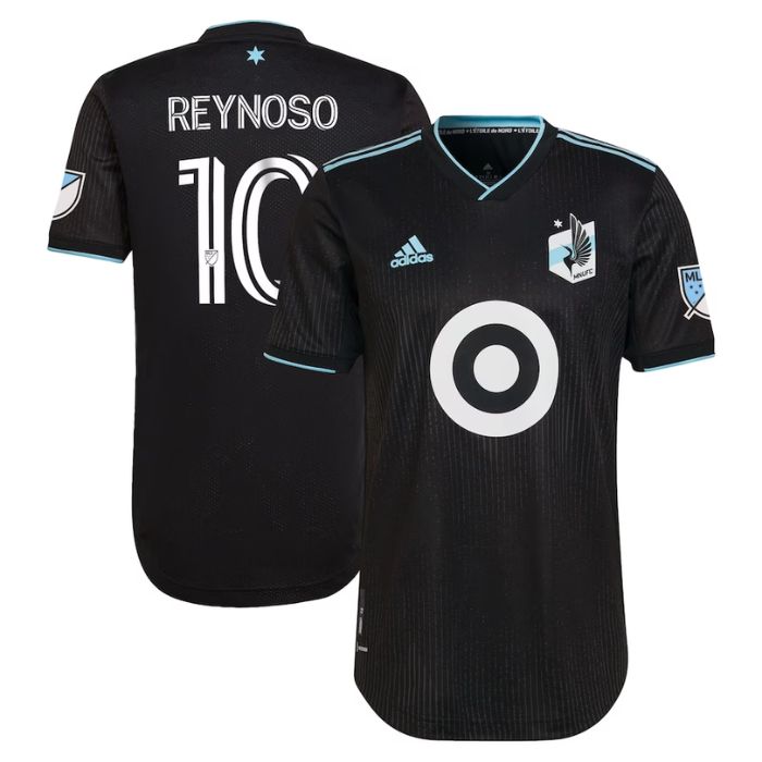 Emanuel Reynoso Minnesota United FC  2022 Minnesota Night Kit Player Jersey - Black - Jersey Teams World