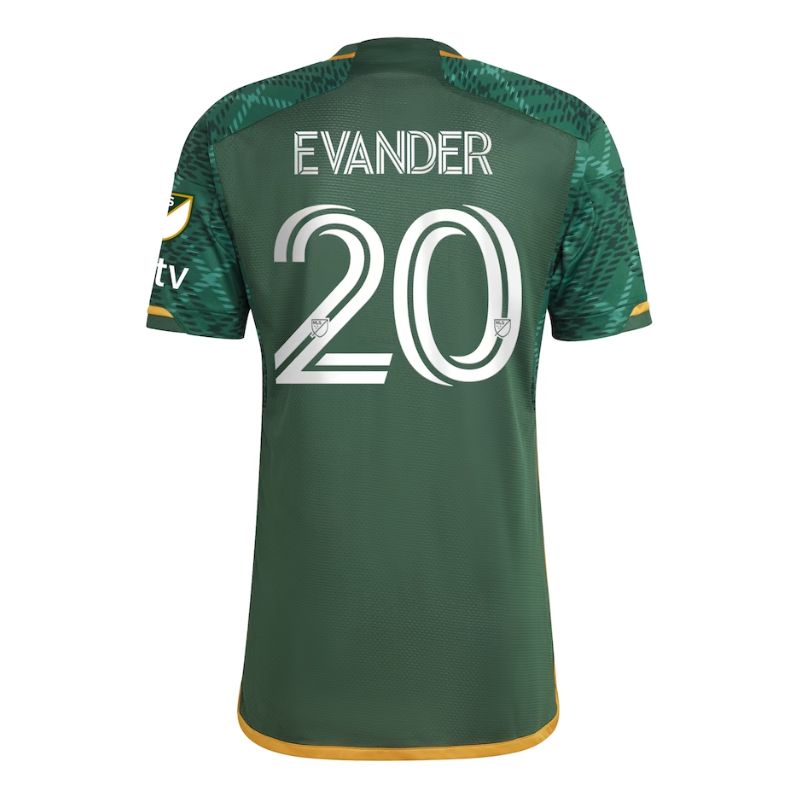 Evander Portland Timbers  Unisex Shirt 2023/24 Player Jersey - Green - Jersey Teams World