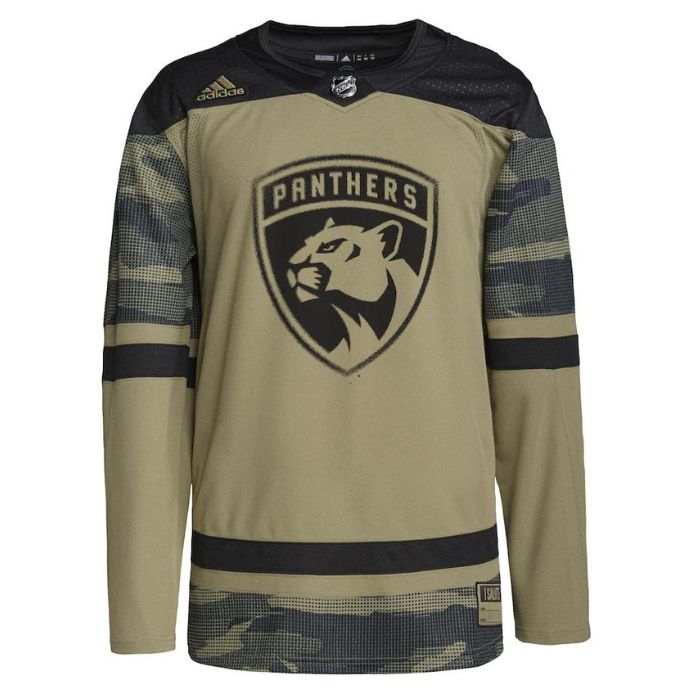 Florida Panthers Military Appreciation Team Personalized Practice Jersey - Camo - Jersey Teams World
